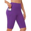 imageWomens High Waisted Long Swim Shorts  57912quot Tummy Control Swim Board Capris Bottoms Swimwear with Liner13purple
