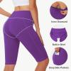 imageWomens High Waisted Long Swim Shorts  57912quot Tummy Control Swim Board Capris Bottoms Swimwear with Liner13purple
