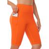 imageWomens High Waisted Long Swim Shorts  57912quot Tummy Control Swim Board Capris Bottoms Swimwear with Liner15orange