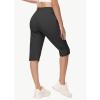 imageWomens Long Shorts 15quot Below The Knee Capri Hiking Shorts Quick Dry Lightweight Outdoor Casual Crop Pants CargoBlack