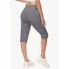 imageWomens Long Shorts 15quot Below The Knee Capri Hiking Shorts Quick Dry Lightweight Outdoor Casual Crop Pants CargoDark Gray