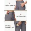 imageWomens Long Shorts 15quot Below The Knee Capri Hiking Shorts Quick Dry Lightweight Outdoor Casual Crop Pants CargoDark Gray