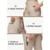 imageWomens Long Shorts 15quot Below The Knee Capri Hiking Shorts Quick Dry Lightweight Outdoor Casual Crop Pants CargoKhaki