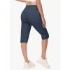 imageWomens Long Shorts 15quot Below The Knee Capri Hiking Shorts Quick Dry Lightweight Outdoor Casual Crop Pants CargoNavy Blue