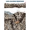 imageWomens Swim Bra Bikini Tops for Under Swim Shirt Sports Swimsuit Top Modest High Neck Removable Padded Quick Dry UPF50Leopard