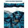 imageWomens Swim Bra Bikini Tops for Under Swim Shirt Sports Swimsuit Top Modest High Neck Removable Padded Quick Dry UPF50Splash
