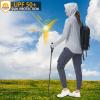 imageWomens UPF 50 Hoodie Shirt Long Sleeve Hiking Running Outdoor Fishing UV Lightweight Sun Protection Shirts Zip PocketGrey