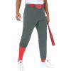 imageMens Utility Baseball Pants  Tapered Jogger Fit Adult Training Tweeners Pants DualLayer KneesDark Grey