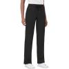 imageStraight Leg Scrub Pants for Women with 8 Pockets High Rise Modern Classic Fit Cargo Scrub Bottom Elastic Waist MedicalBlack