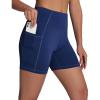 imageWomens High Waisted Long Swim Shorts  57912quot Tummy Control Swim Board Capris Bottoms Swimwear with Liner02navy