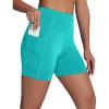 imageWomens High Waisted Long Swim Shorts  57912quot Tummy Control Swim Board Capris Bottoms Swimwear with Liner05lake Green
