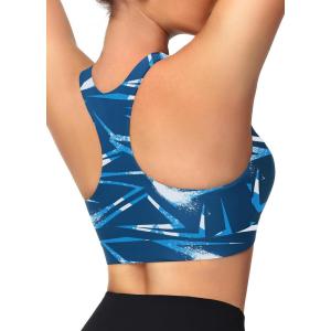 imageWomens Swim Bra Bikini Tops for Under Swim Shirt Sports Swimsuit Top Modest High Neck Removable Padded Quick Dry UPF50Spray