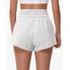 imageWomens Cotton Sweat Shorts with Zipper Pockets High Waisted Tummy Control Soft Comfy Athletic Workout Lounge Short 2024White