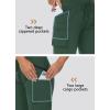 image:imageWomens 9 Bermuda Hiking Cargo Travel Shorts with Zipper Pockets Quick Dry Knee Length Long Board Short Summer BeachArmy Green