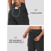 image:imageWomens 9 Bermuda Hiking Cargo Travel Shorts with Zipper Pockets Quick Dry Knee Length Long Board Short Summer BeachBlack