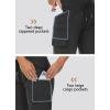 image:imageWomens 9 Bermuda Hiking Cargo Travel Shorts with Zipper Pockets Quick Dry Knee Length Long Board Short Summer BeachBlack