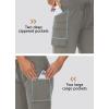 image:imageWomens 9 Bermuda Hiking Cargo Travel Shorts with Zipper Pockets Quick Dry Knee Length Long Board Short Summer BeachLight Brown