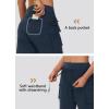 image:imageWomens 9 Bermuda Hiking Cargo Travel Shorts with Zipper Pockets Quick Dry Knee Length Long Board Short Summer BeachNavy