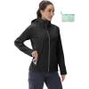 image:imageWomens Lightweight Rain Jackets  Packable Waterproof Hood Windbreaker Raincoat for Spring Travel Hiking Outdoor